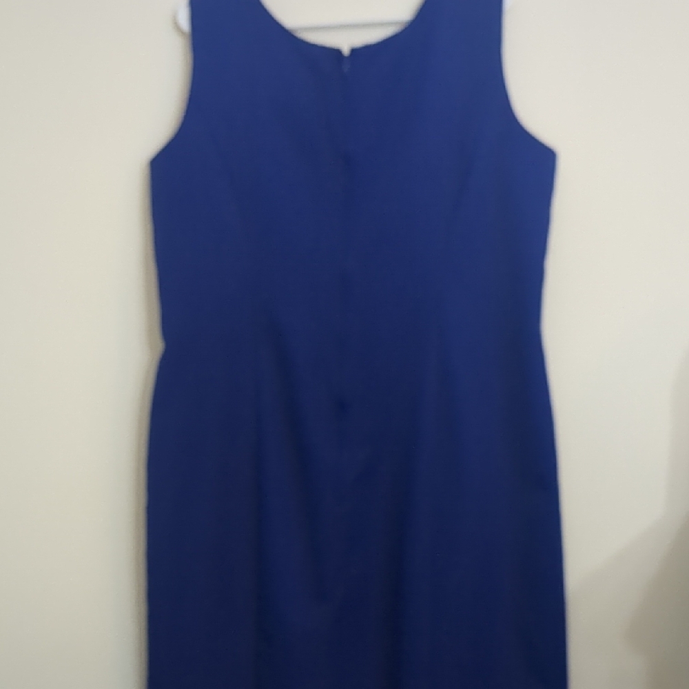 S.L. Fashions Royal Blue Dress Set   Short Sleeves Size 18 WP Formal - Picture 4 of 7
